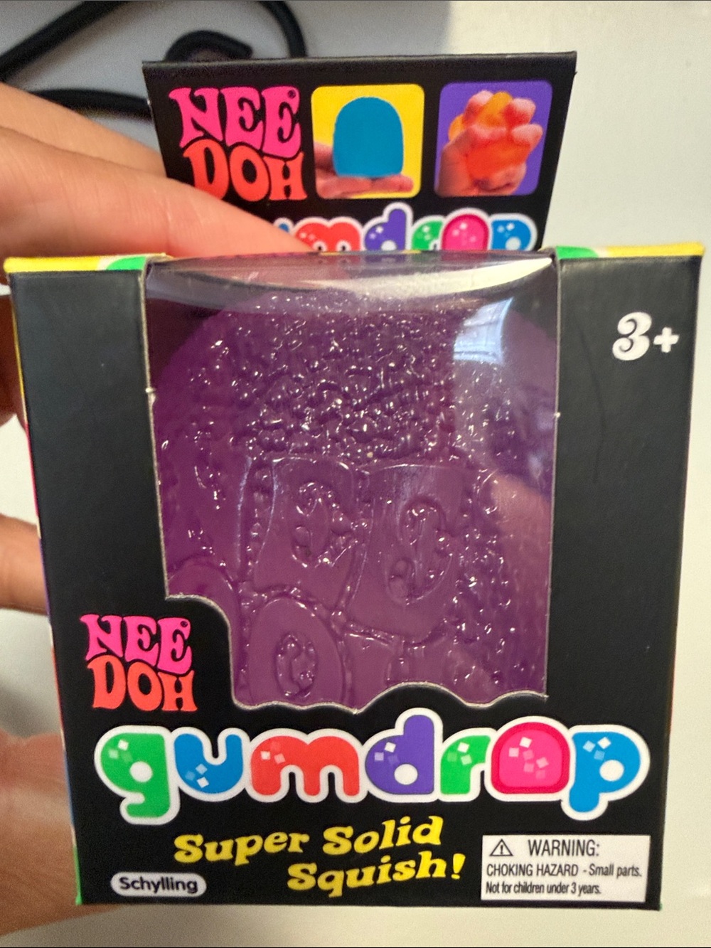 Gumdrop Super Solid Squishy Toy - Purple
